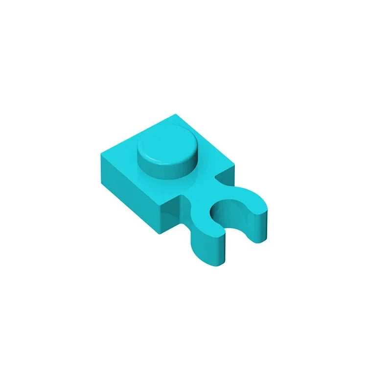Gobrick GDS-814 PLATE 1X1 W. HOLDER | Building Block for DIY Creations alternate view