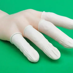 Disposable Powder Free Fingertip Protector Gloves for Watch Repair close-up view