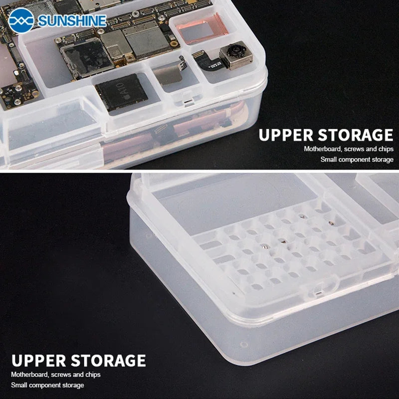 SUNSHINE SS-001A Multi Functional Phone Repair Storage Box | Mobile Repair Parts Organiz detail view