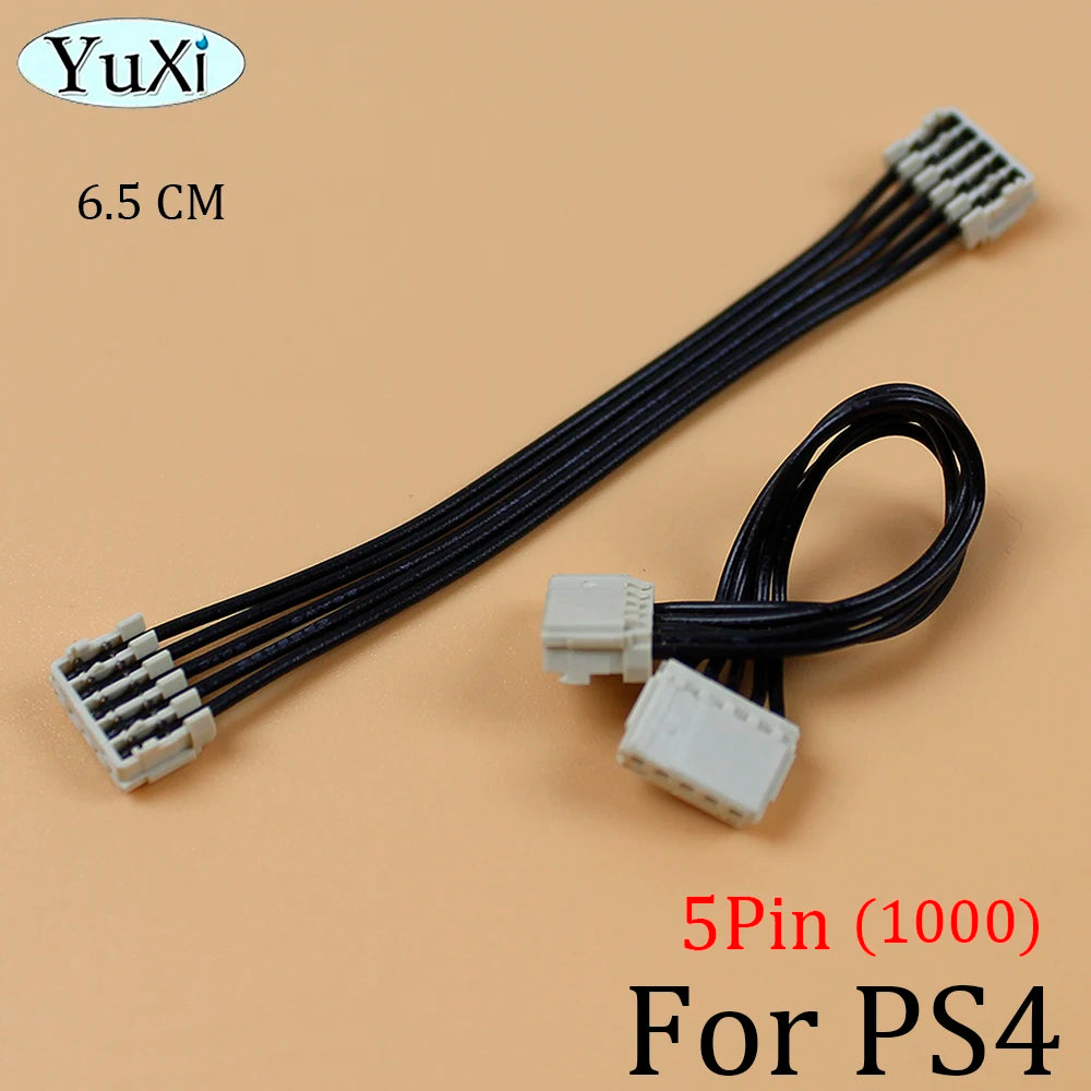 2Pcs Power Connector Cables For PS4 1000 1100 1200 | 5Pin 4Pin Host Power Line Cord additional angle