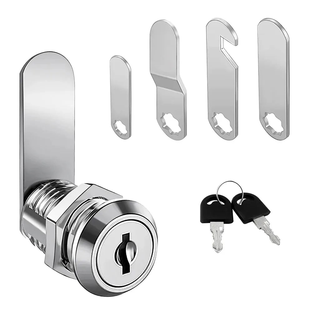 Cam Lock Set 16/20/25/30mm With 2 Keys alternate view