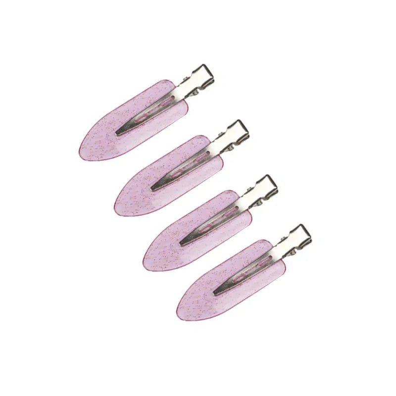 4pcs/lot No Bend Fix Fringe Barrette Seamless Hair Clips Side Bangs Makeup Washing Face Accessories Women Girls Headwear 2025New