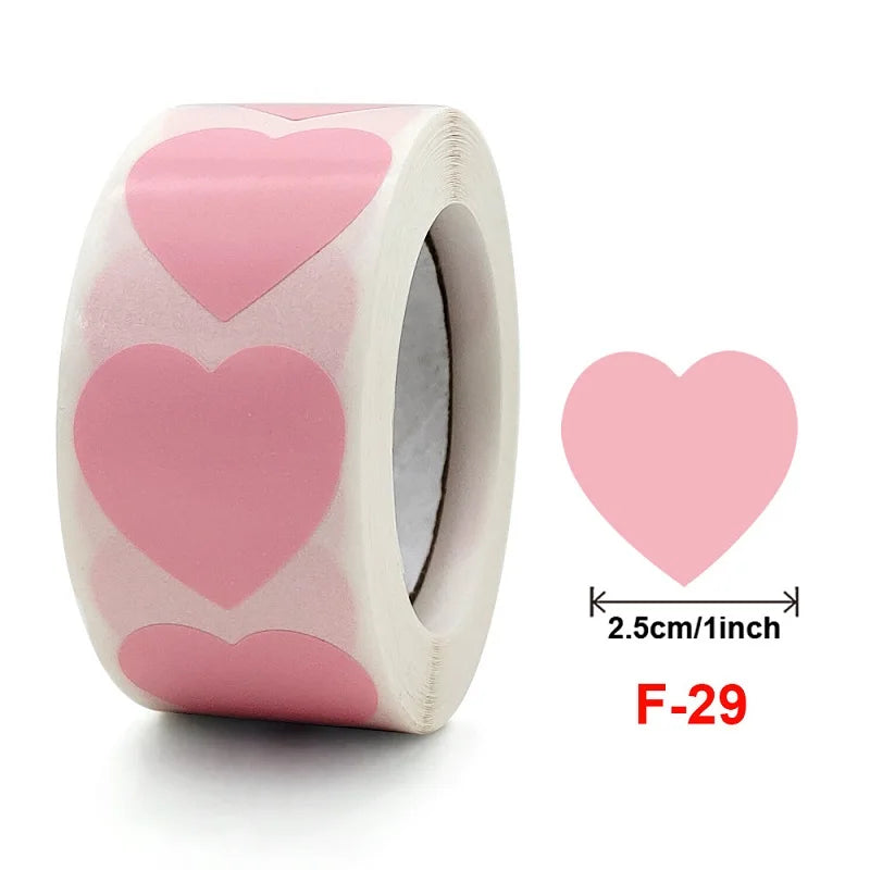 100-500PCS Thank You Stickers | Heart Shaped Merci Labels for Packaging and Gifts lifestyle view
