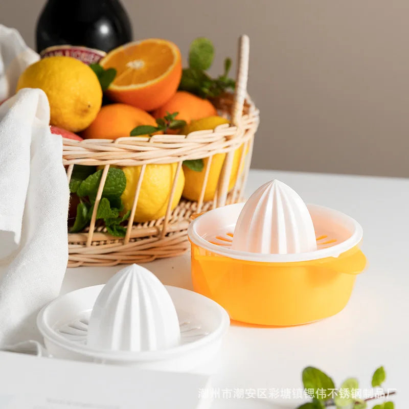 Portable Manual Citrus Juicer | Compact Kitchen Fruit Press lifestyle view