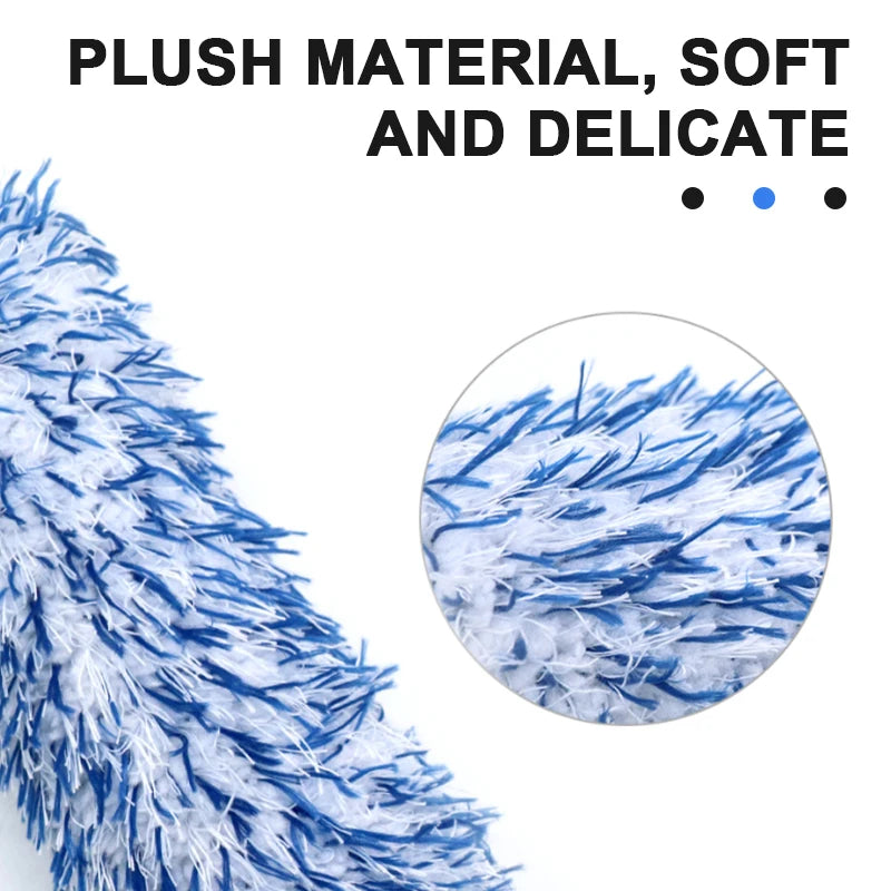 Plush Car Wheel Hub Brush Tire Rim Cleaning Tool lifestyle view