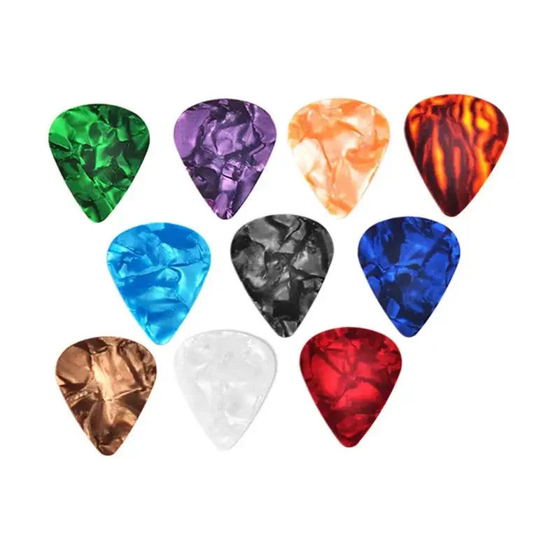 10Pcs Guitar Picks & Guitar Pick Holder Set For Acoustic Guitar Electric Guitar Bass Uku detail view