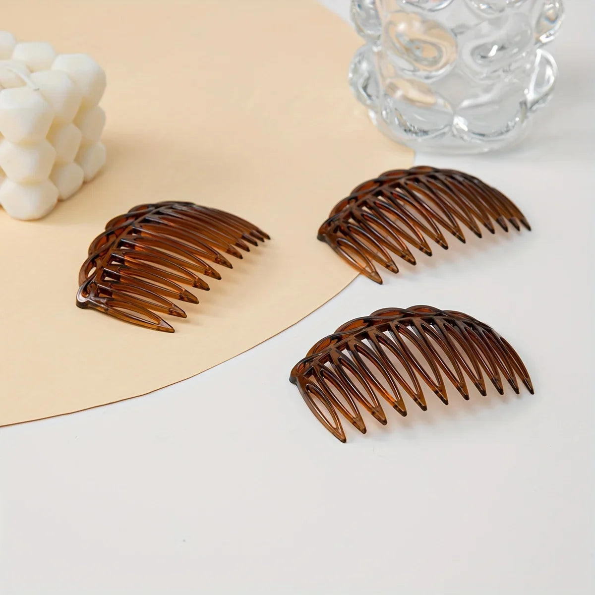Teeth Plastic Hair Side Comb Vintage Twist Comb French Style Hair Clip Comb Hair Accessories For Wom