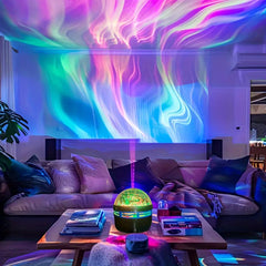 LED Northern Lights Projector Light | 7 Modes Starry Sky Night Light with Remote and USB detail view