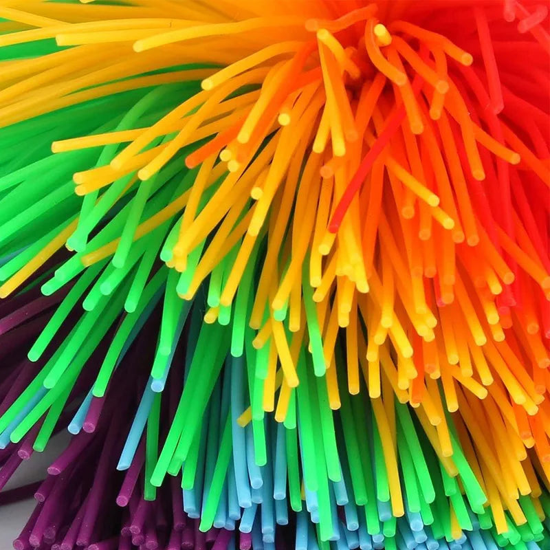 Rainbow Stringy Balls Sensory Fidget Toys For Kids Party Favors Outdoor Fun Games Pel lifestyle view