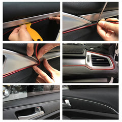 5M Car Dashboard Door Edge Insert Trim Interior Strip detail view