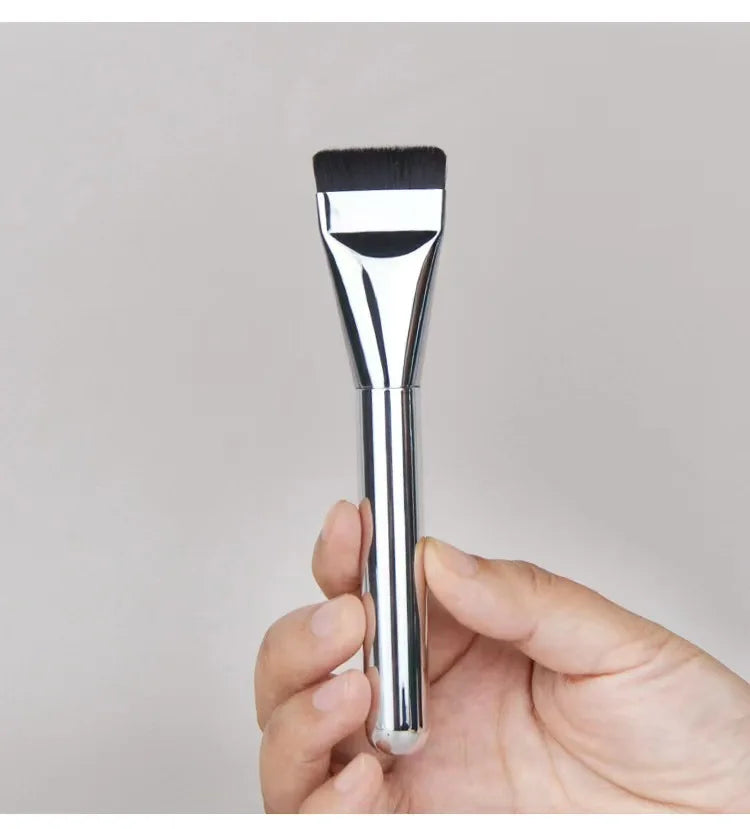 Upgraded Crescent Design Foundation Makeup Brush Ultra-thin Smooth Application Liquid Ma detail view