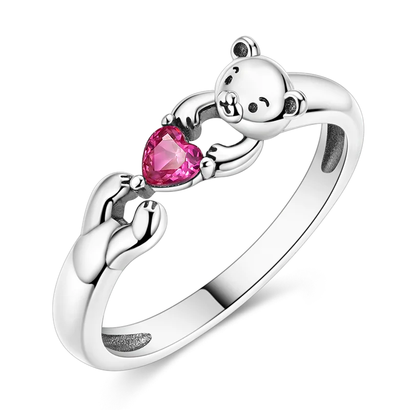 Daisy 925 Sterling Silver Wedding Ring | Sparkling Zircon Engagement Jewelry lifestyle view