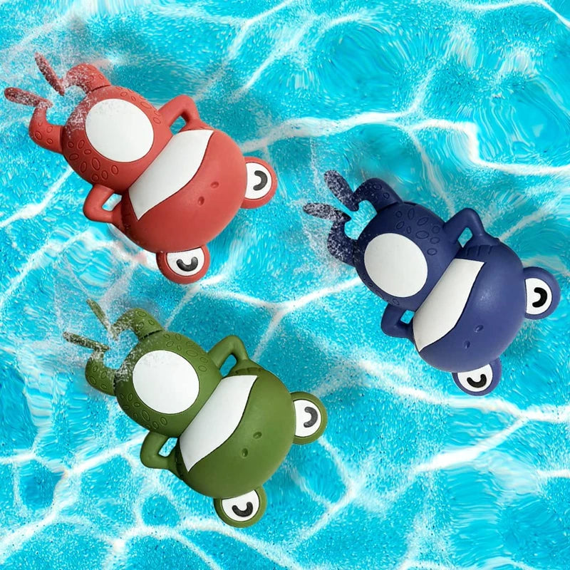 New Bath Toys for Toddlers Chain Clockwork Swim Backstroke Little Frog Baby Bathe Cut alternate view