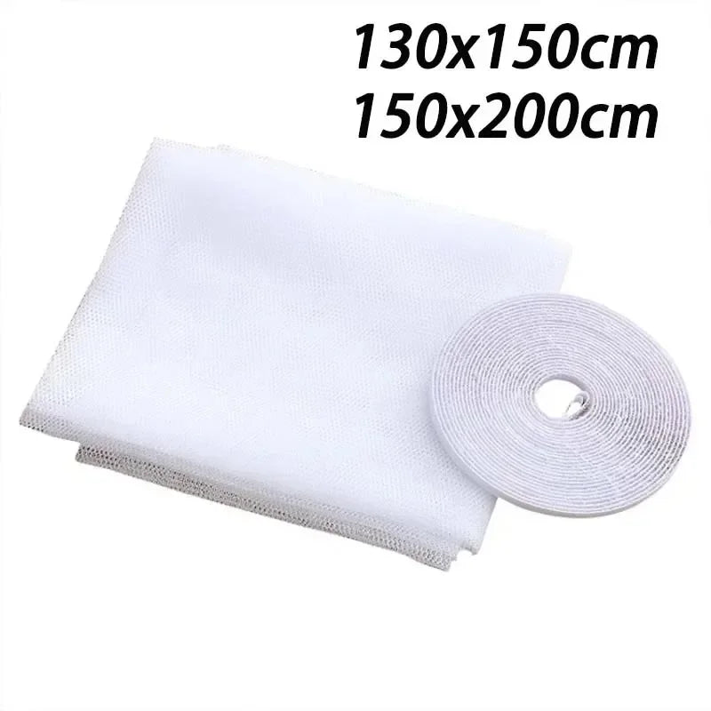 Self-Adhesive No-Drill Mosquito Net for Windows | DIY Insect Screen additional angle