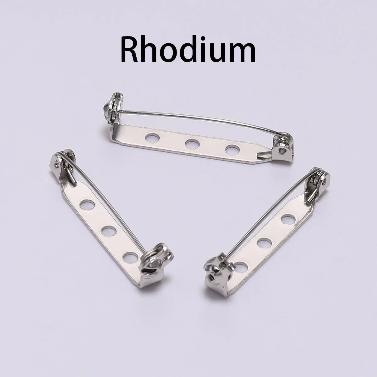 20-50pcs 20 25 32 38mm Brooch Clip Base Pin Blank Safe Lock Brooch Pin Base Badge Holder For DIY Jewelry Making Finding Supplies
