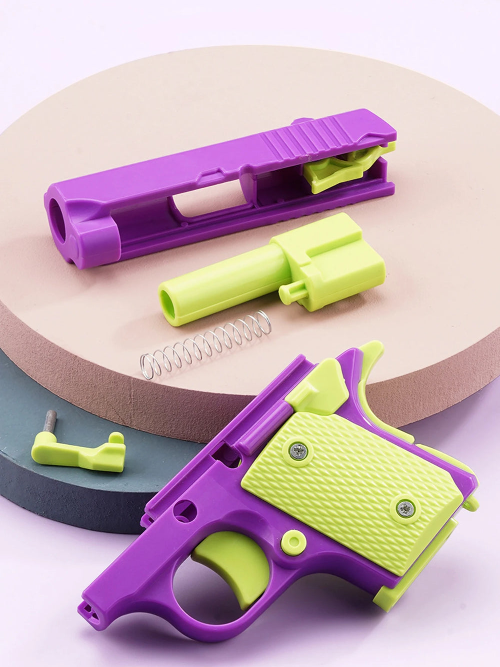 Mini M1911 Mechanical Linkage Toy Gun | Non-Launchable Fidget Toy Model additional angle
