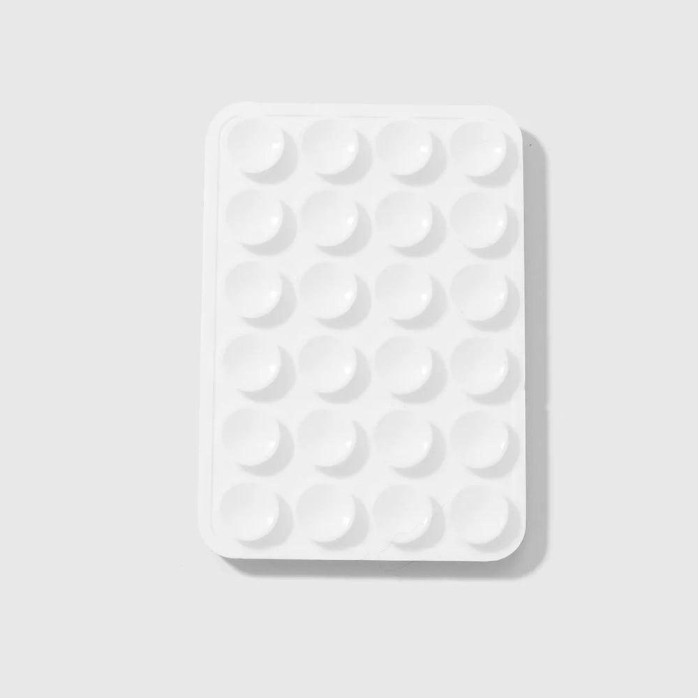 Silicone Suction Phone Holder Mat Multifunctional Suction Cup Wall Stand Square Anti-S close-up view