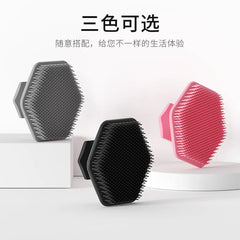 Men Facial Cleaning Brush Silicone Miniature Face Scrubber close-up view
