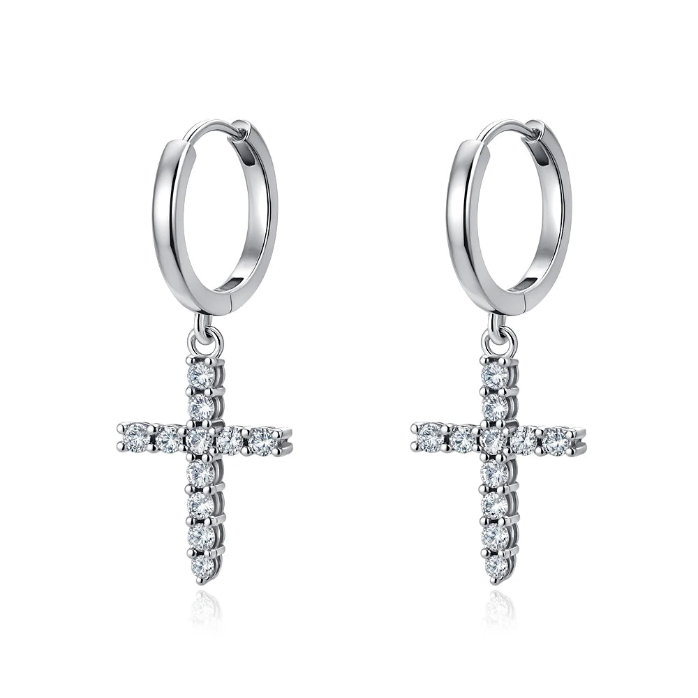 925 Sterling Silver Cherry Butterfly Shining Zircon Stud Earrings | Women's Holiday additional angle
