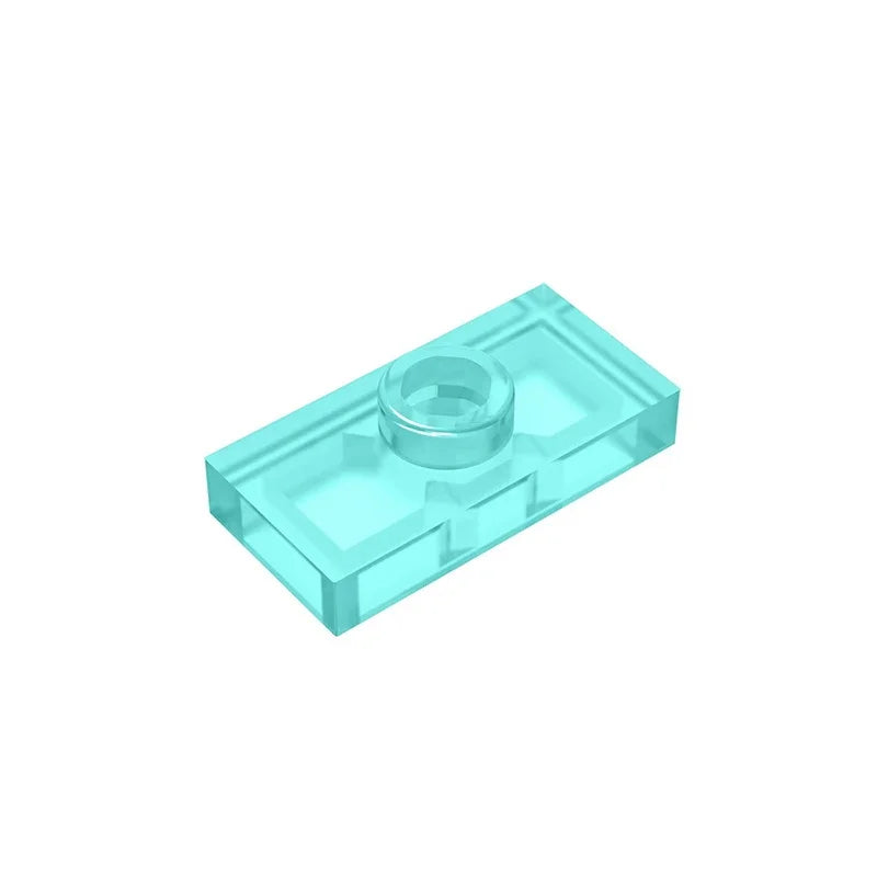 Gobricks PLATE 1X2 W. 1 KNOB | Modified Building Block Compatible with Lego 15573 additional angle