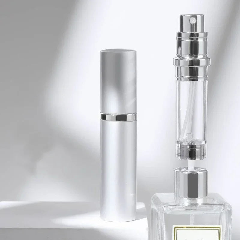 5ml Mini Portable Bottom-Filling Pump Perfume Refillable Spray Bottle Empty Cosmetic C close-up view