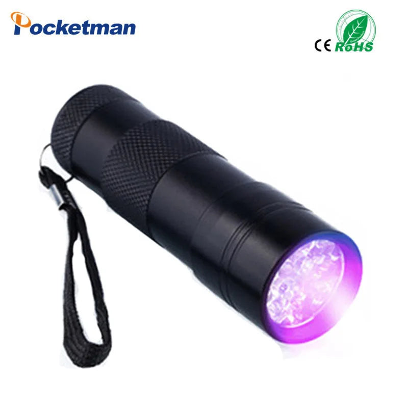 UV Flashlight 395nm Black Light Torch | Mini UV Light for Resin Curing and Pet Stain lifestyle view