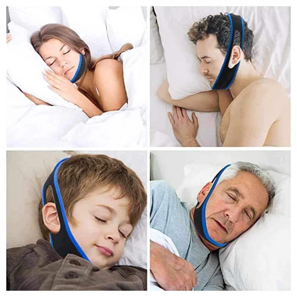 Snoring Chin Strap for Better Sleep | Anti Snore Solution lifestyle view