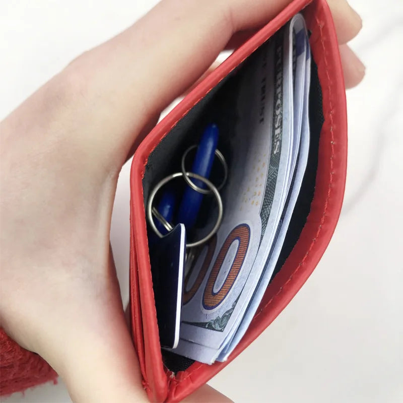 Ultra Thin Mini Card Holder Wallet | Simple RFID Blocking Credit Card Case alternate view