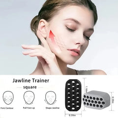 Silicone Jaw Exerciser | Facial Toner and Jawline Fitness Ball for Double Chin alternate view