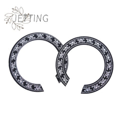 (SMTGDP11)IRIN 94 104mm Hard PVC Guitar Circle Sound Hole Rosette Inlay Decal Sticker for Acoustic G