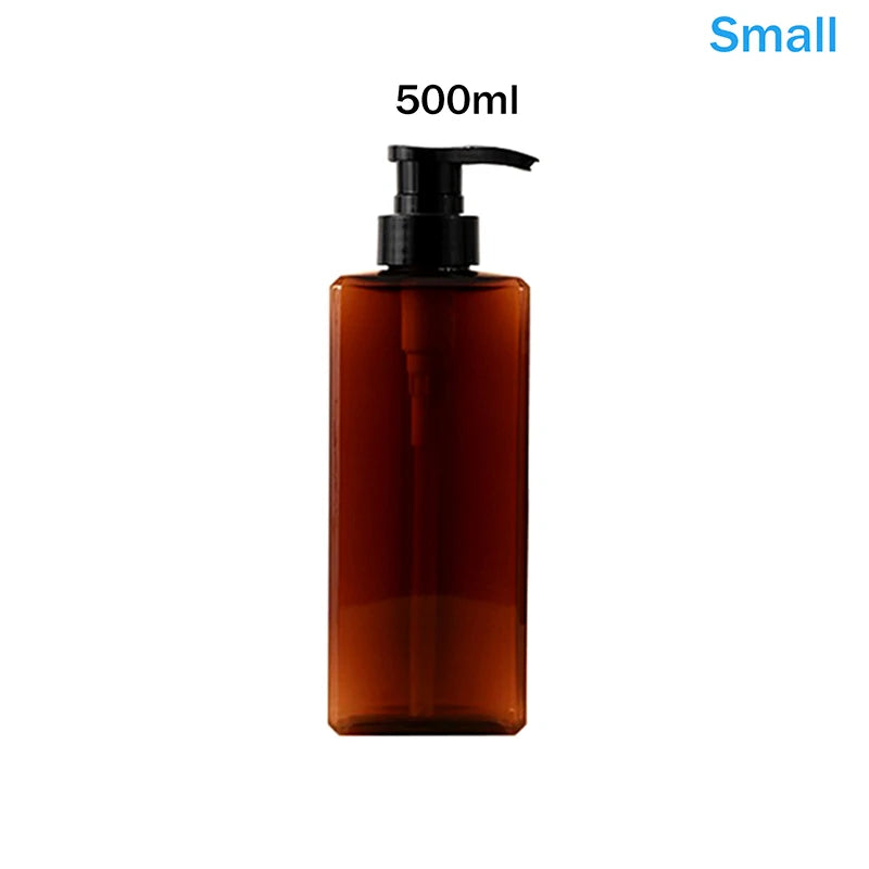 Square Soap Dispenser | Refillable 400/500ml Bathroom Pump Bottle alternate view