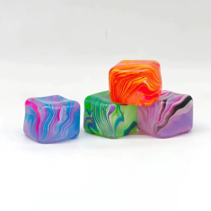 Needoh Style Snowflake Ice Cube Malt Sugar Squishy | Blind Box Stress Relief Toy detail view