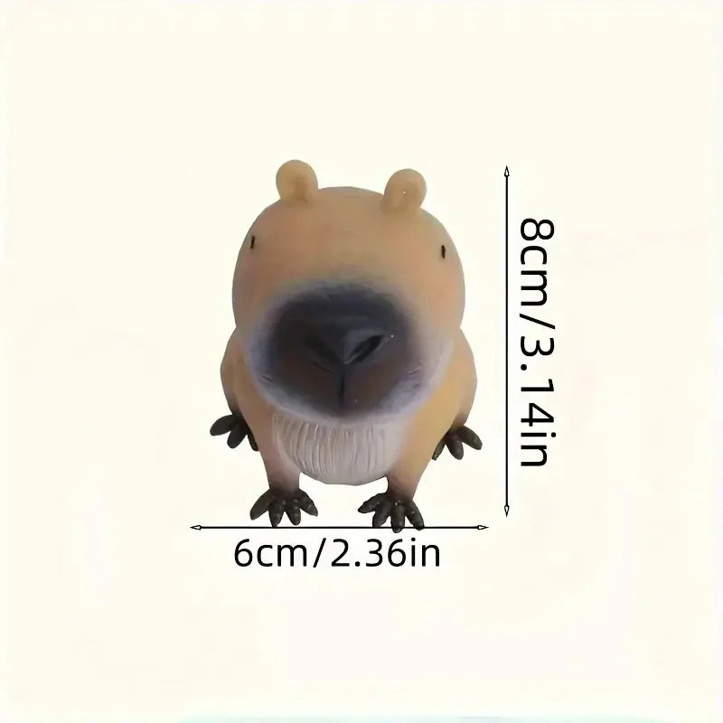 Squishy Cute Capybara Squeezing Toy | Soft Relax Animal Fidget for Adults and Kids alternate view