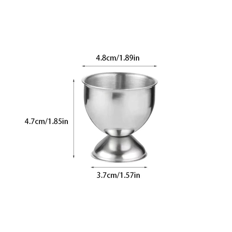 Stainless Steel Egg Cup Holder | Soft Boiled Egg Rack for Breakfast detail view