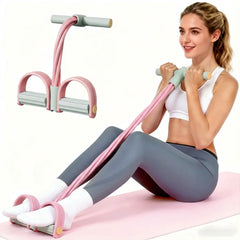Adjustable Resistance Foot Pedal Exerciser | Home Gym Equipment for Waist Leg and Arm Training