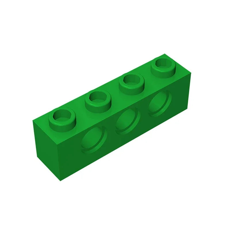 Gobricks GDS-625 Technical Brick 1x4 3-Hole | Compatible with Lego 3701 detail view