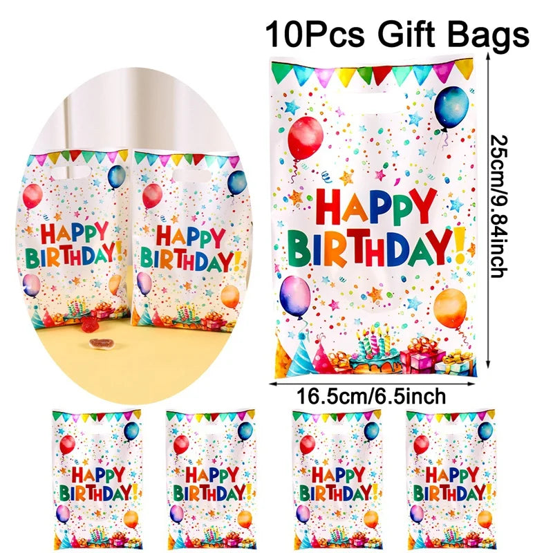 10/20/50pcs Birthday Party Candy Gift Bags Birthday