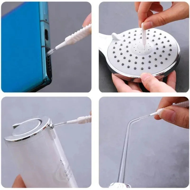 10-100Pcs Shower Cleaning Artifact Nozzle Cleaning And Dredging Needle Shower Cleanin lifestyle view