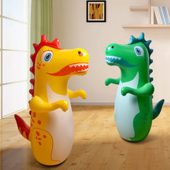 Inflatable Punching Bag for Kids and Adults | 90 cm Dinosaur Tumbler Boxing Toy detail view