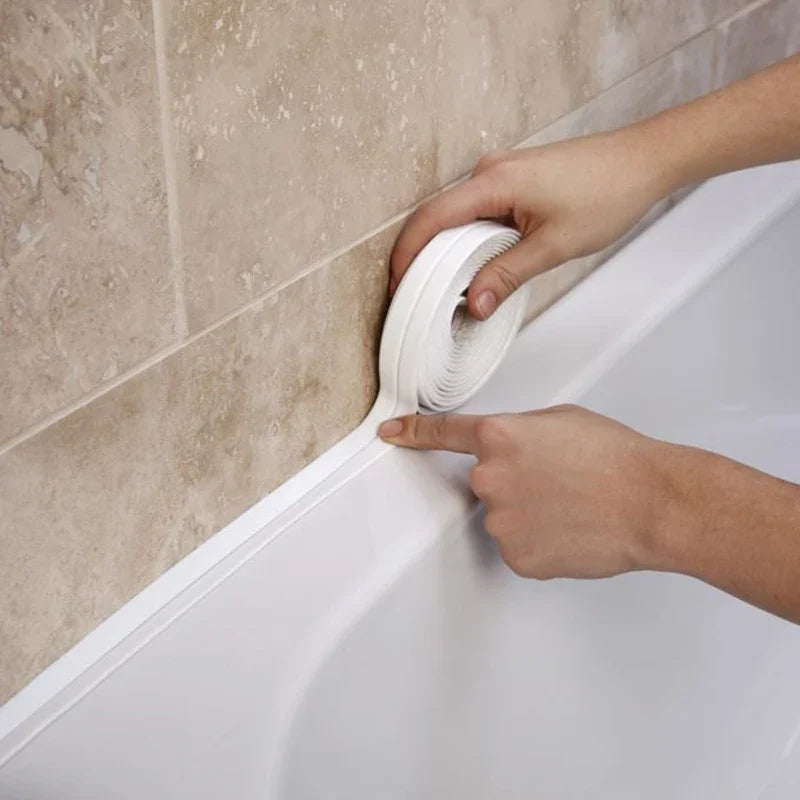 Shower Bath Sealing Tape Strips PVC Self Adhesive Waterproof Wall Sticker for Bathroo alternate view