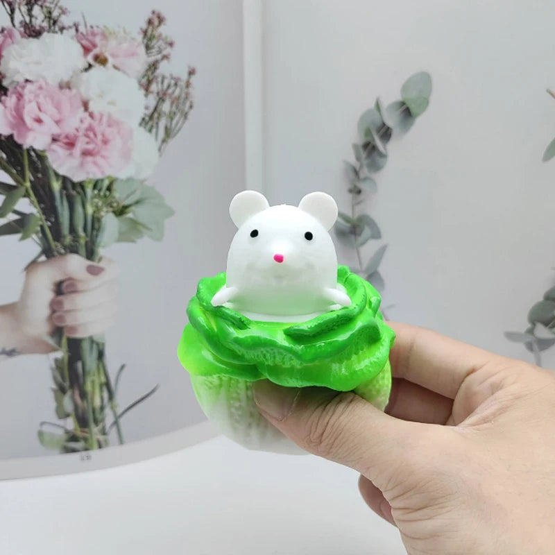 Anti-Stress Toy Cabbage Pig Squeeze Fidget Toys Tpr Squishy Anti Stress Funny Stress alternate view