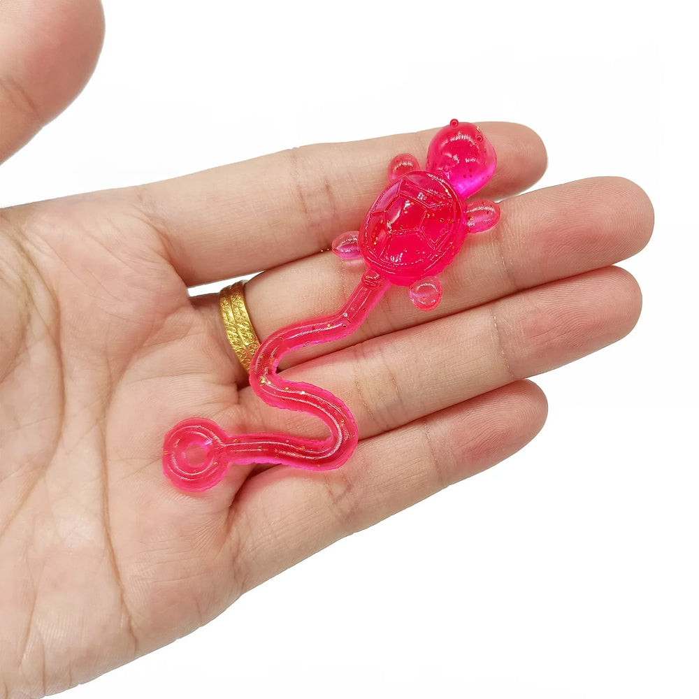 10/20Pcs Fun Sticky Turtle Toy Palm Elastic Turtle Toy Interactive Party Toy Gift str lifestyle view