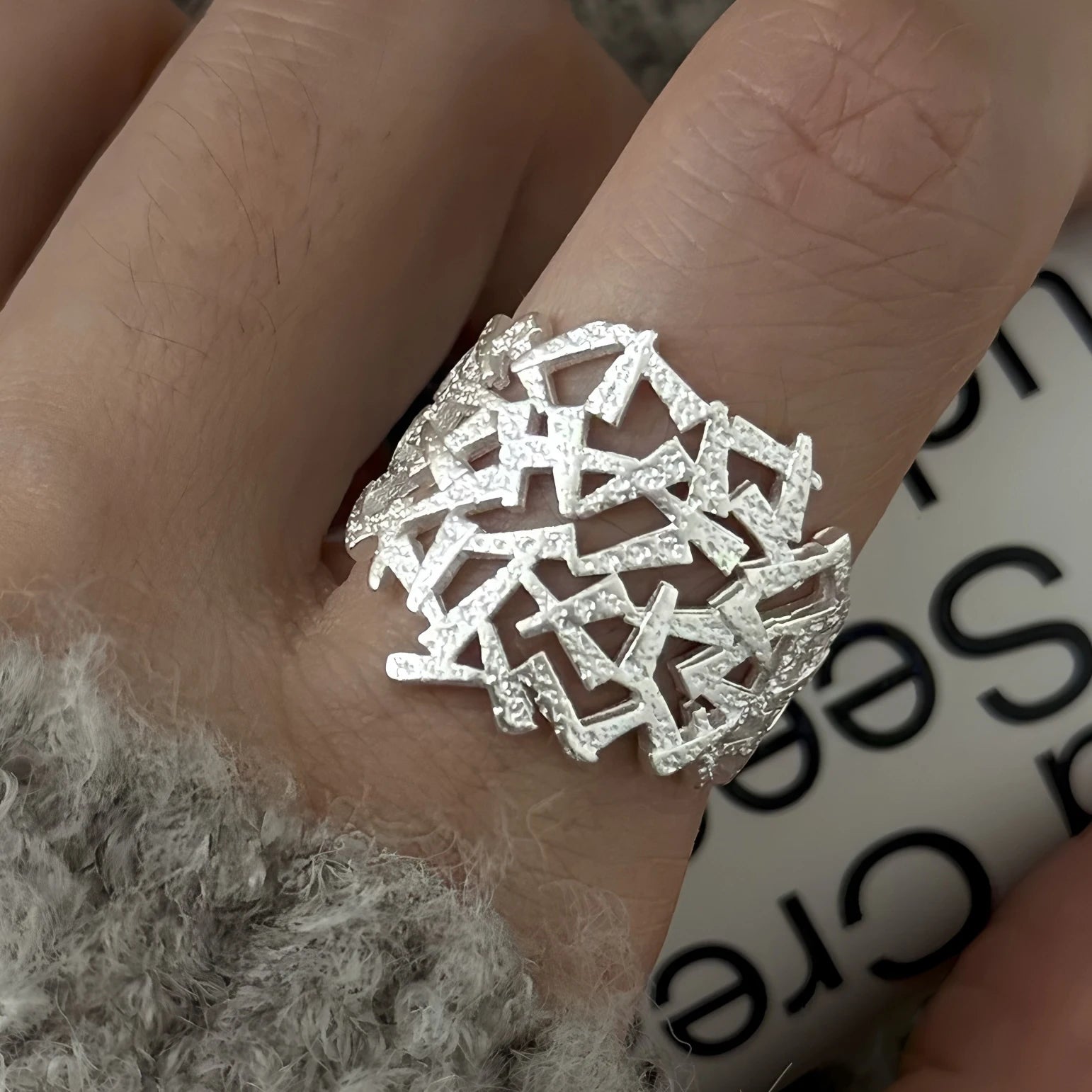 Sterling Silver Bow Ring for Women