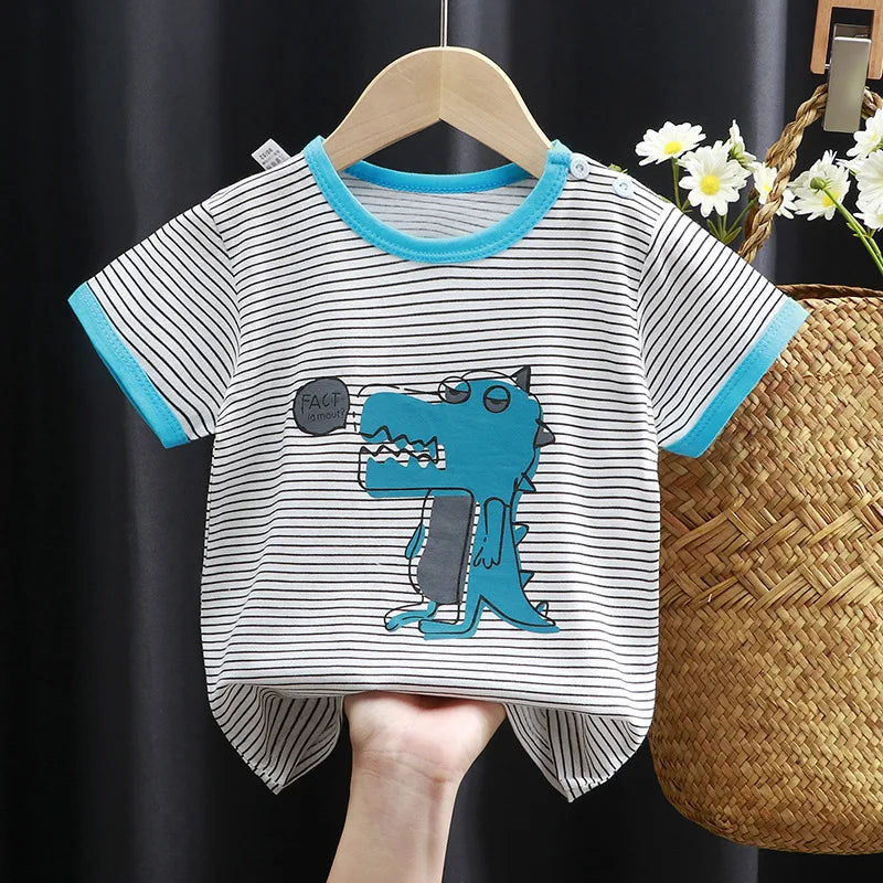Kids Cotton Graphic Tee | Summer Unisex T-Shirt for Babies and Toddlers alternate view