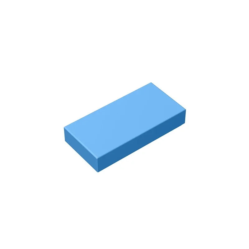 Gobricks GDS-566 Tile 1 x 2 with Groove | Compatible Building Block additional angle