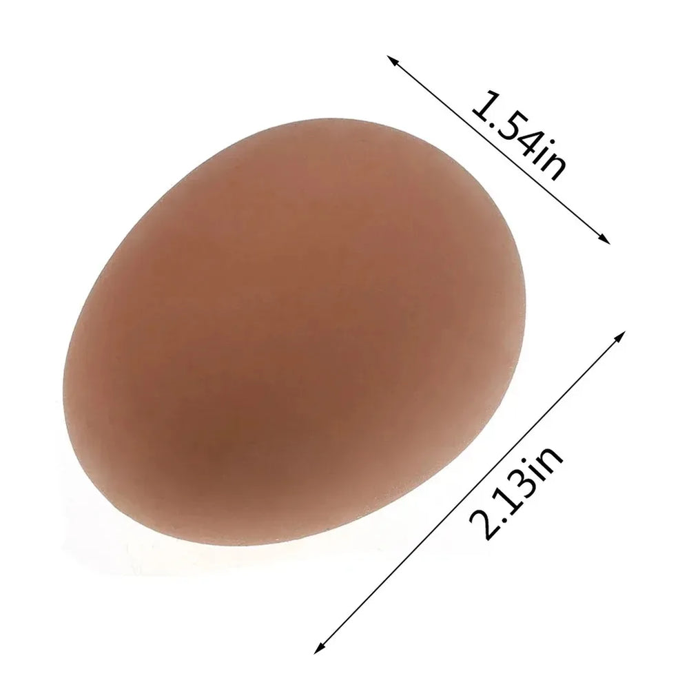 1 Pcs Novelty Bouncy Eggs Realistic Fake Rubber Bouncing BallsModel Farm Chicken Nest alternate view