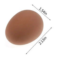 1 Pcs Novelty Bouncy Eggs Realistic Fake Rubber Bouncing BallsModel Farm Chicken Nest alternate view