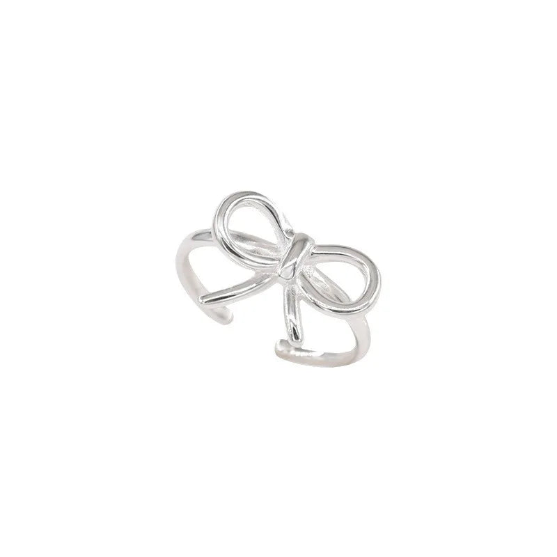 Sterling Silver Bow Ring for Women