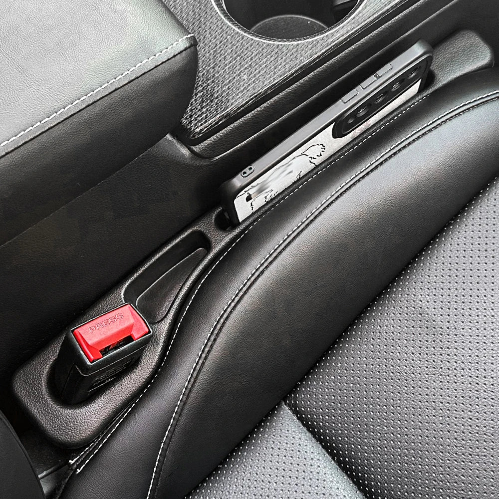Car Seat Gap Filler EVA Strip 2PCS Black lifestyle view