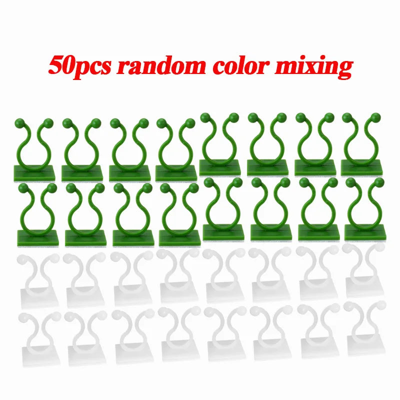 Garden Plant Climbing Wall Fixture Clips Rattan Vine Fixer Self-Adhesive Fixed Buck additional angle